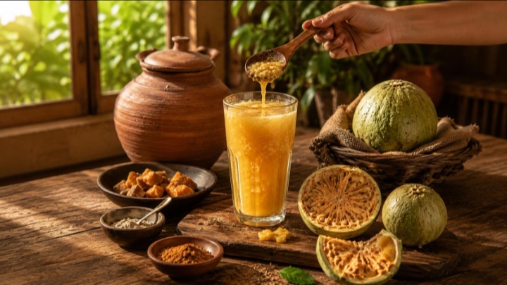 ಬೇಲದ ಹಣ್ಣಿನ ಜ್ಯೂಸ್ ರೆಸಿಪಿ – ಆರೋಗ್ಯಕರ, ತಂಪಾದ ಮತ್ತು ಪೌಷ್ಟಿಕ ಪಾನೀಯ 5 ಬೇಲದ ಹಣ್ಣಿನ ಜ್ಯೂಸ್